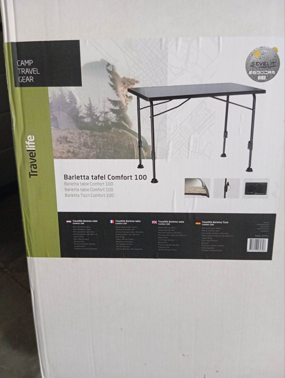 Opvouwbare camping tafel, Caravans en Kamperen, Kampeermeubelen, Ophalen