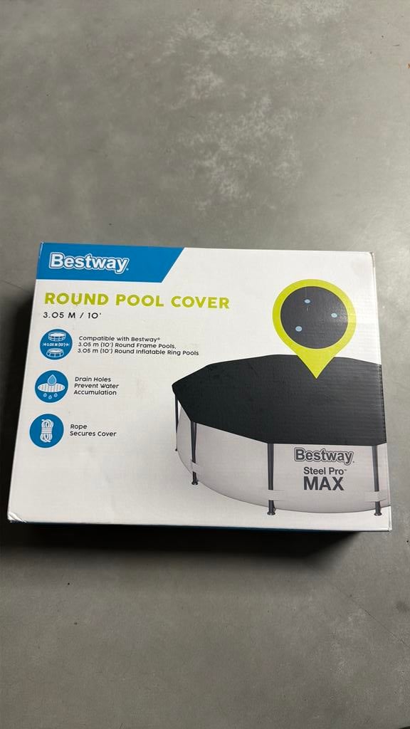 Bestway round pool cover afdekzeil, Ophalen, Nieuw, Afdekzeil