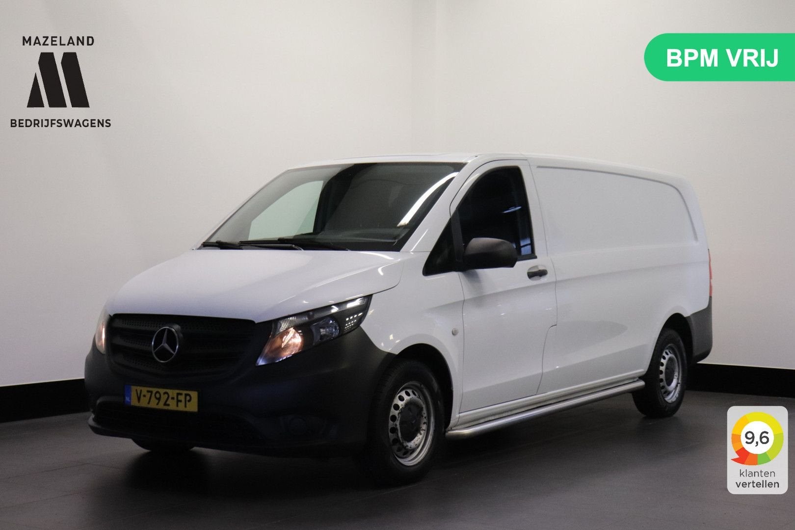 Mercedes-Benz Vito 111 CDI XL EURO 6 - Airco - Camera - Trek, Auto's, Electronic Stability Program (ESP), 164 g/km, Wit, Mercedes-Benz
