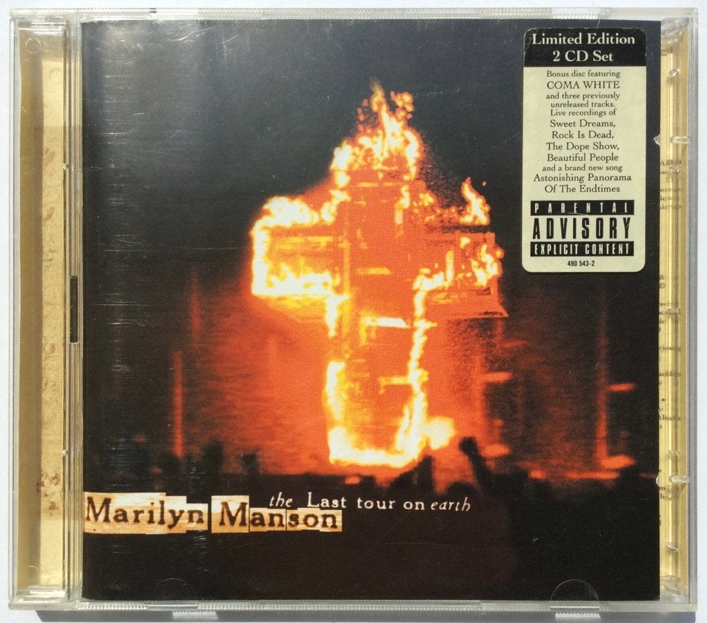 Marilyn Manson  - the last tour on earth limited edition, CD & DVD, CD | Rock, Rock alternatif, Enlèvement ou Envoi, Utilisé, Coffret