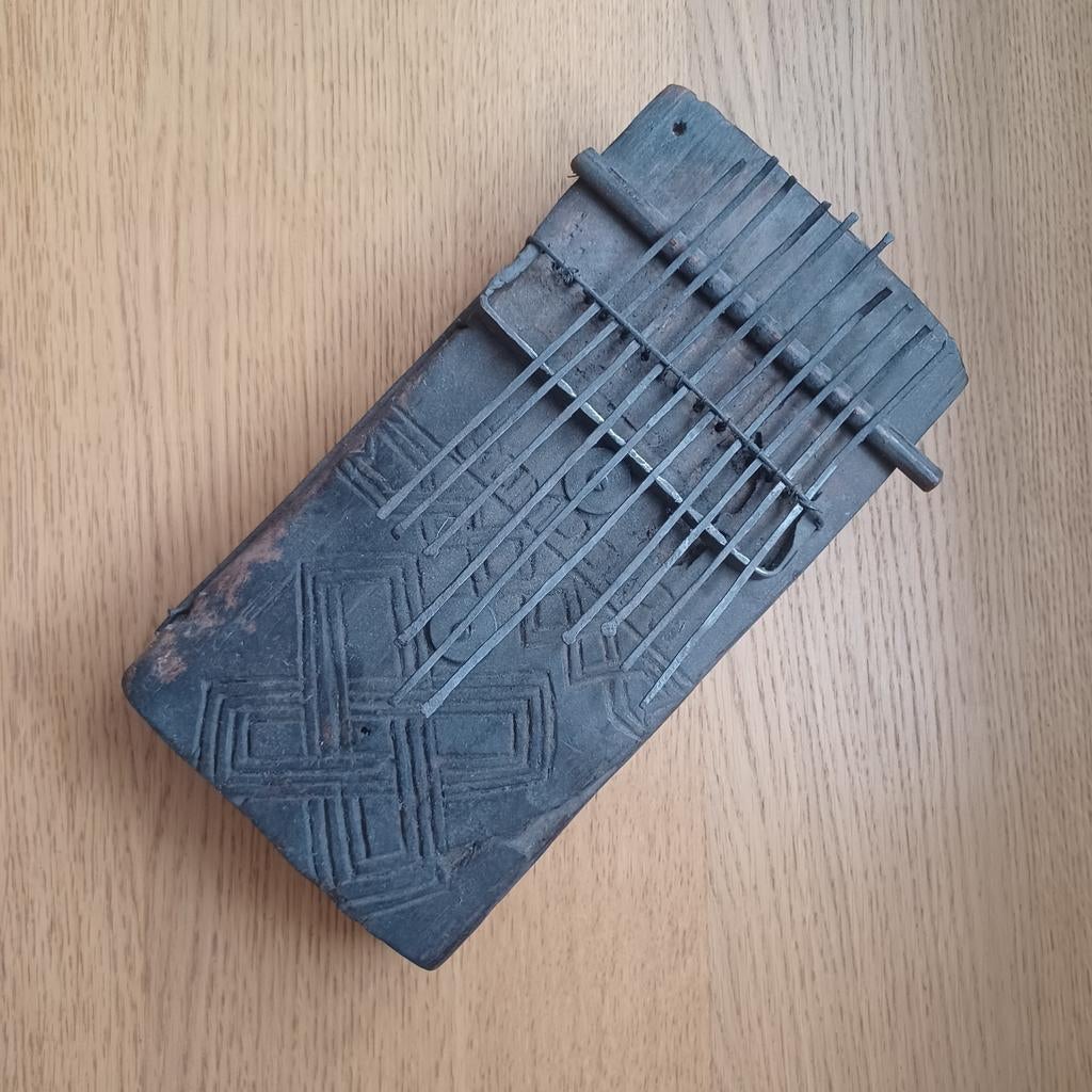 Ancienne Sanza Kuba Kalimba Lamellophone africain afrique pr, Envoi