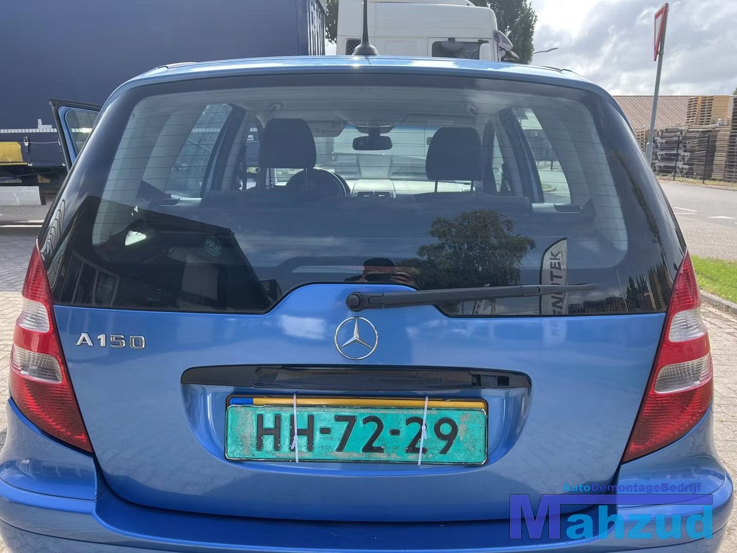 MERCEDES A KLASSE W169 blauw 955 achterklep 2004-2012, Gebruikt, Mercedes-Benz AG, Deur, Mercedes-Benz