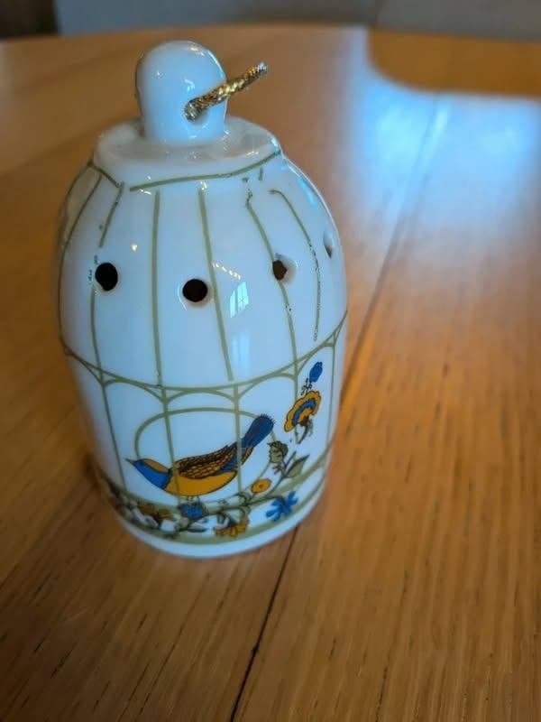 Cage a oiseaux en céramique. Diffuseur de parfum, Enlèvement