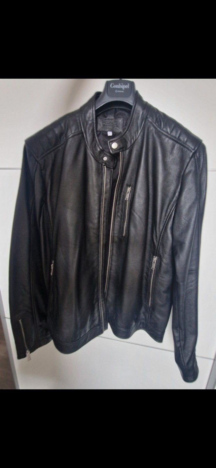 Nieuwe leren jas!, Kleding | Heren, Ophalen, Zwart, Conbipel, Maat 56/58 (XL)