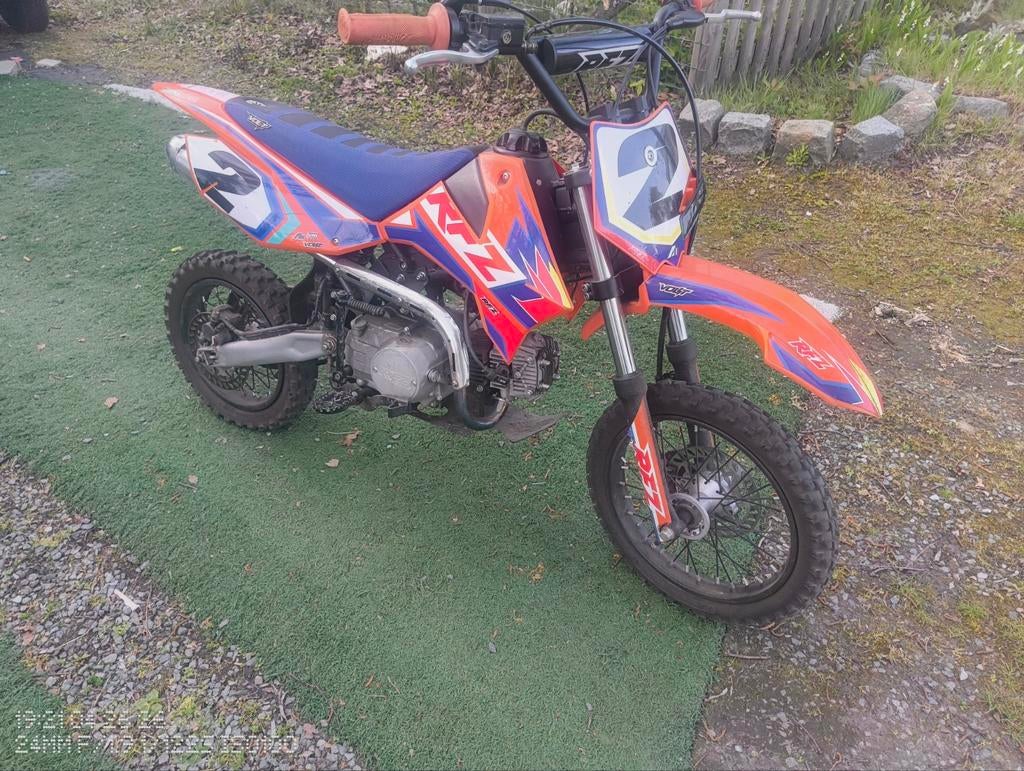Pit bike 125cc 4t zeer mooie, Ophalen, Zo goed als nieuw, Schijfrem, 125 cc