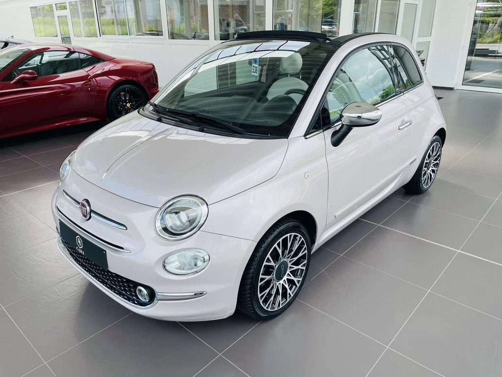 Fiat 500C 1.0i MHEV * GARANTIE + LED + CUIR + GPS *, Auto's, Fiat, 4 zetels, 88 g/km, Gebruikt, Euro 6