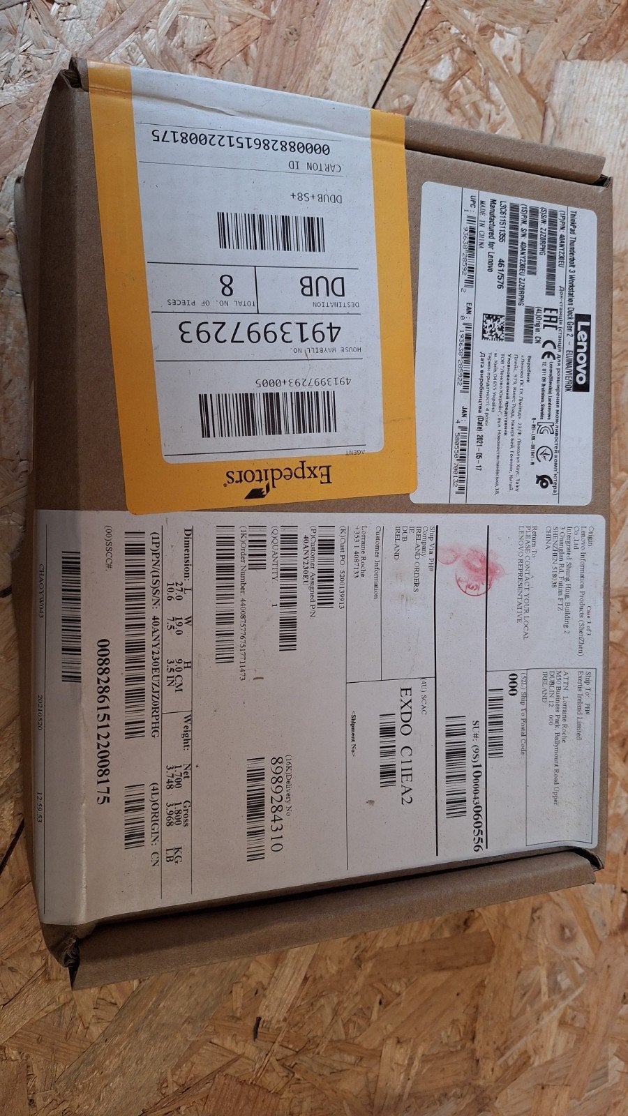 Lenovo ThinkPad Thunderbolt 3-werkstation Gen 2, Computers en Software, Ophalen of Verzenden