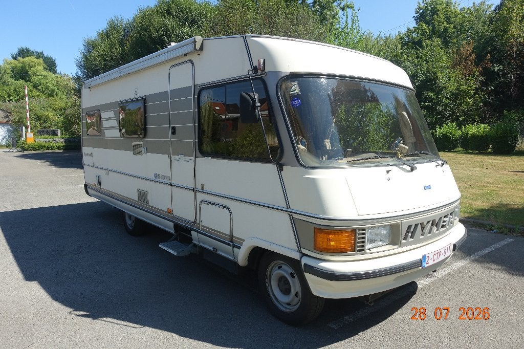 MOTORHOME HYMER INTERGRAAL, Caravans en Kamperen, Mobilhomes, Integraal, Chemisch toilet, Fiat, Koelkast