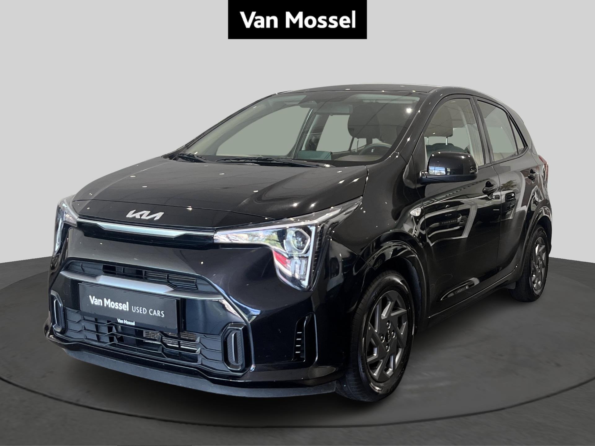 Kia Picanto 1.0 GDI ISG 63 MT Pulse, Auto's, Voorwielaandrijving, Stof, Gebruikt, Zwart