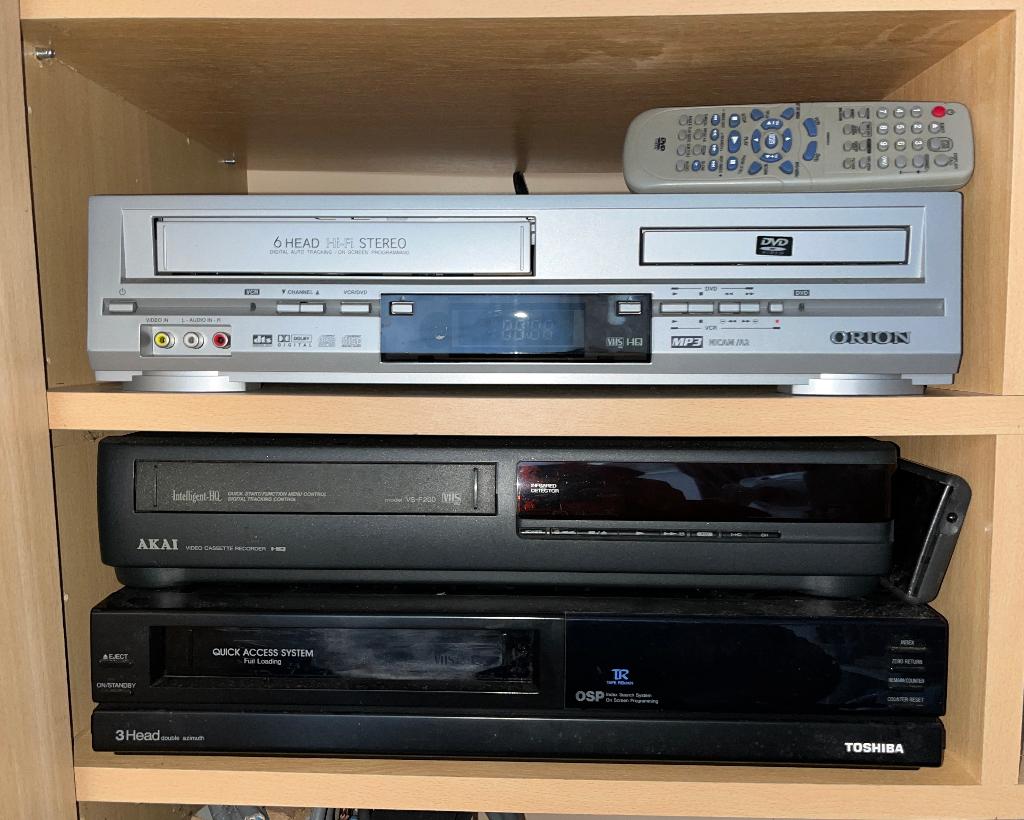 Lot van 3 videorecorders / DVD, Audio, Tv en Foto, DVD spelers, Ophalen of Verzenden, Gebruikt, Dvd-speler, Overige merken