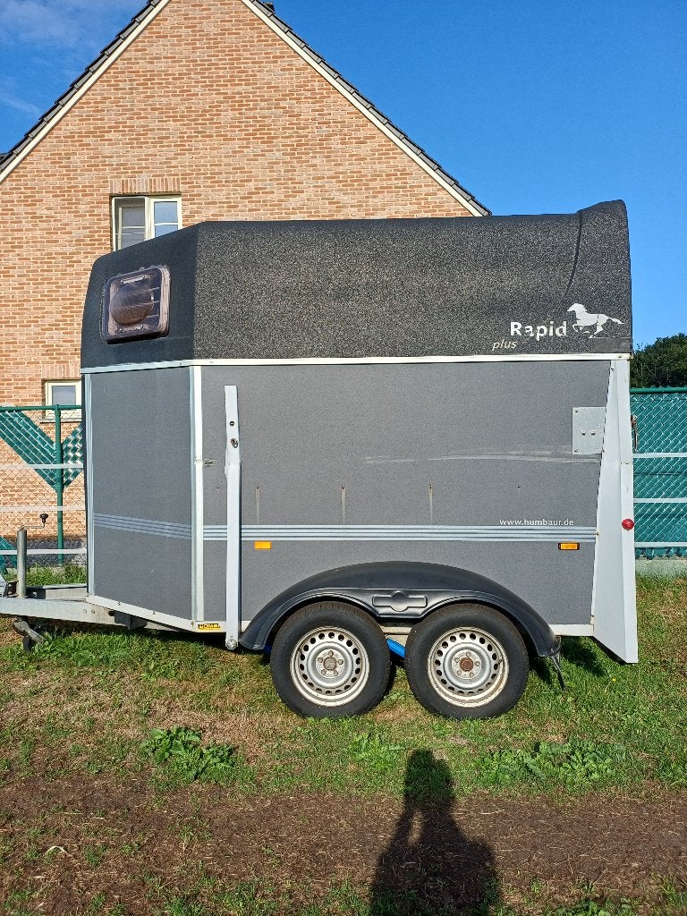 2-paardstrailer Humbauer, Enlèvement, Utilisé, Aluminium, Remorque 2 chevaux