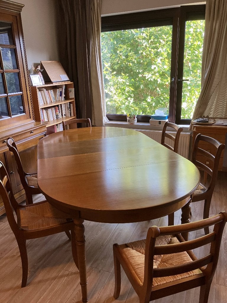 Salle à manger complète, Enlèvement, Utilisé, Louis Philippe (reproduction fidèle d'éléments authentiques), 6 à 8 chaises