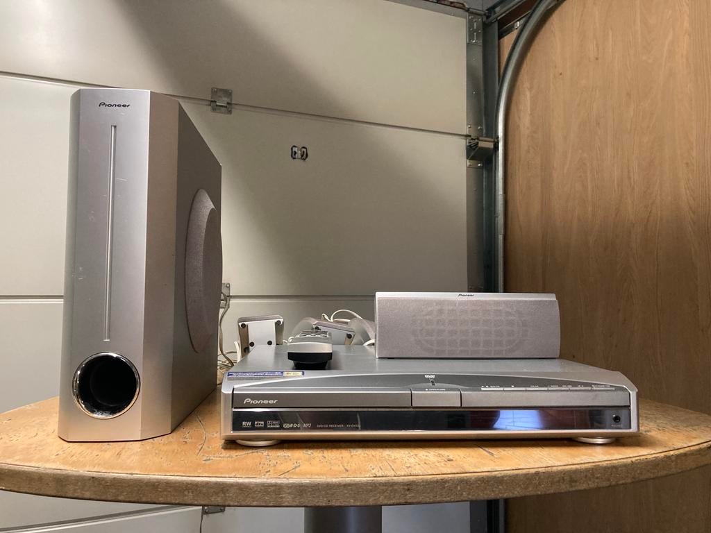 Pioneer DVD/CD - speler met 6 geluidsboxen, Enlèvement, Utilisé, 70 watts ou plus, Pioneer