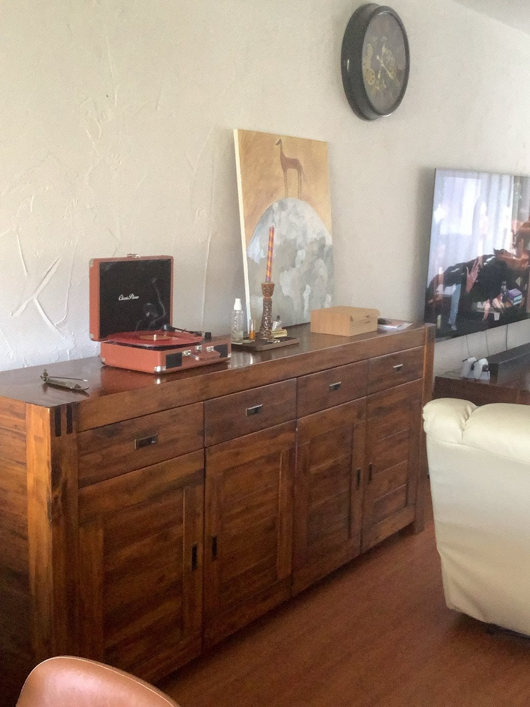 Eikenhouten meubelset, Huis en Inrichting, Ophalen, Zo goed als nieuw, Eikenhout