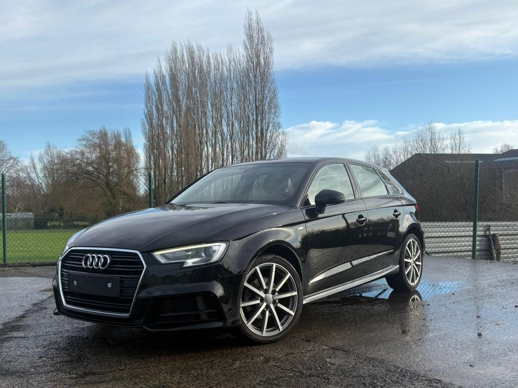 AUDI A3 TDI S-LINE S-TRONIC, Automaat, Stof, Euro 6, Zwart