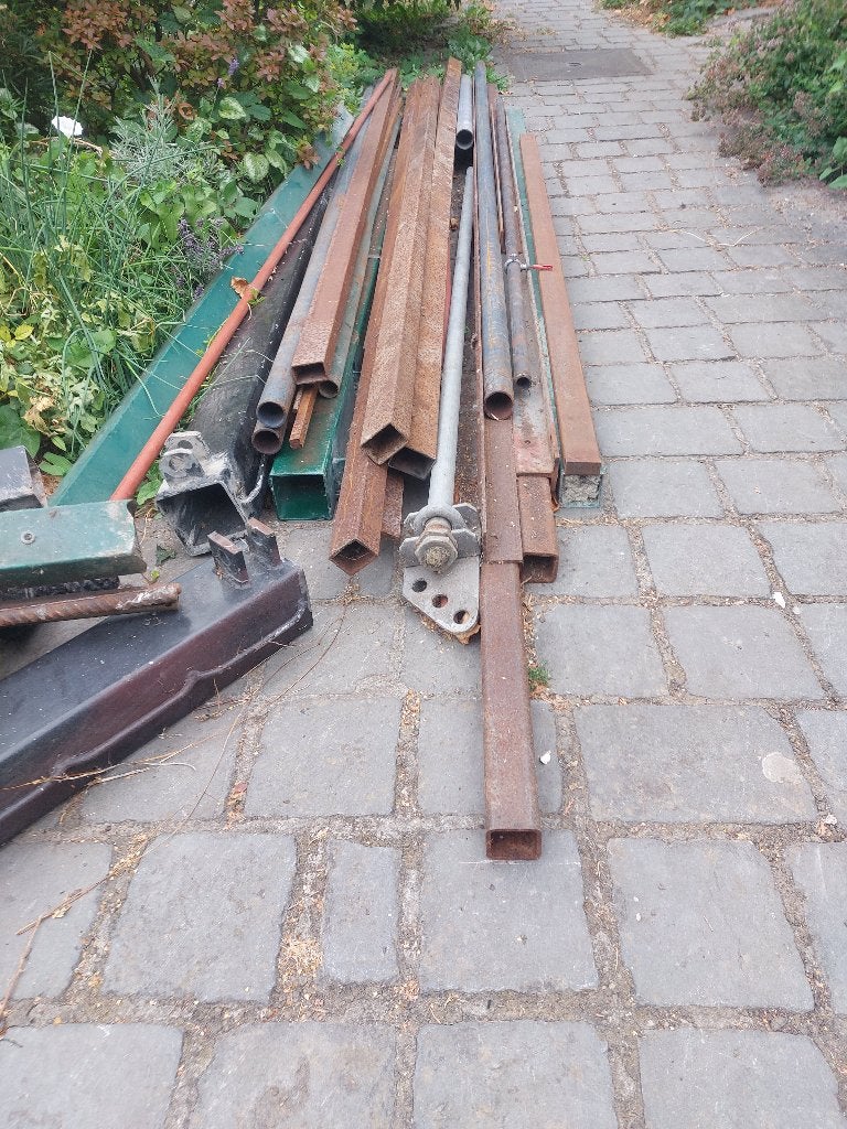 Lot de tuyaux métalliques ronds et carrés, Enlèvement, Comme neuf