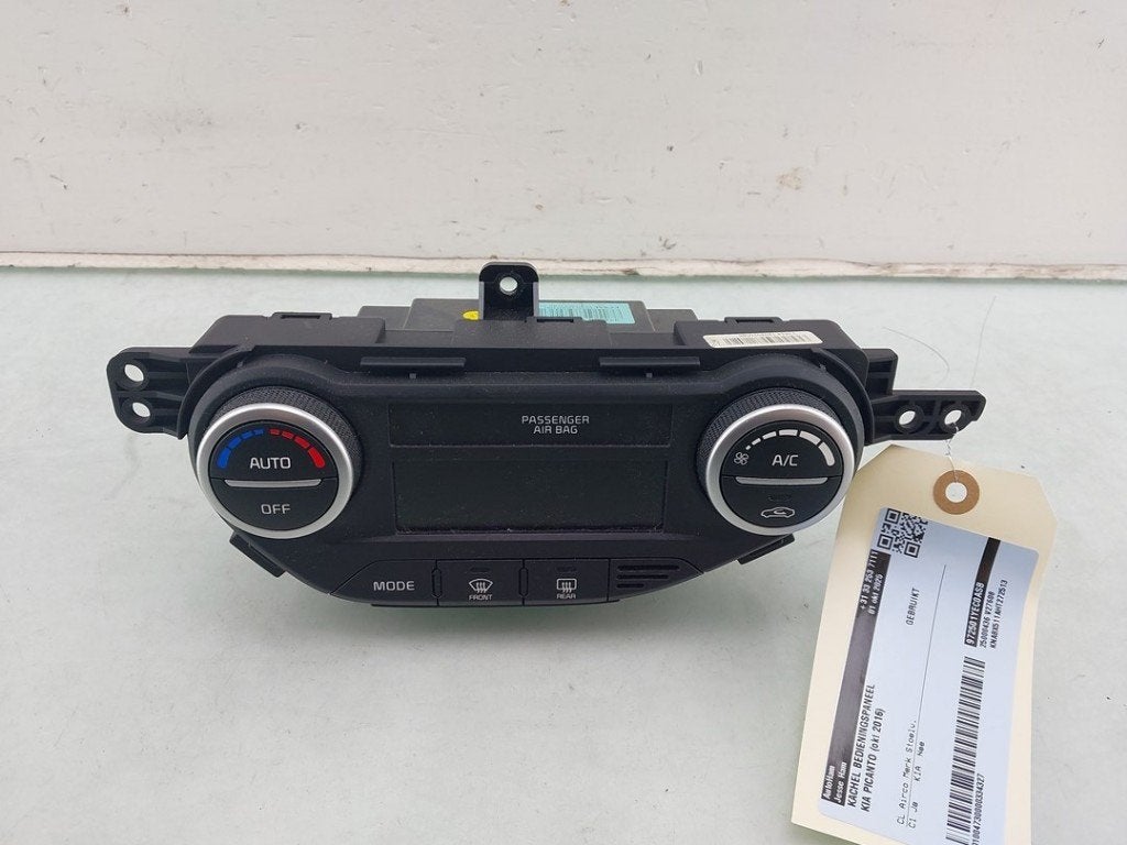 BEDIENINGSPANEEL VERWARMING Picanto (TA) (|972501YEC0ASB|), Info@kia.de, Theodor-Heuss-Allee 11
60486  Frankfurt am Main, DE, Kia Deutschland GmbH