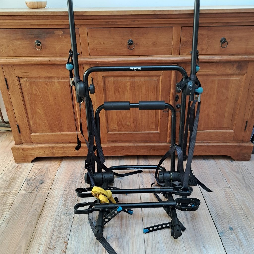 Porte vélo 3 vélos Norauto, Autos : Divers, Porte-vélos, Enlèvement, 3 vélos ou plus, Utilisé, Porte-hayon