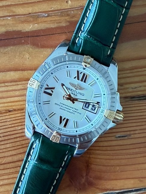 Breitling Cockpit Big Date, Handtassen en Accessoires, Horloges | Heren, Ophalen, Breitling