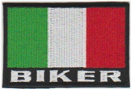 Italy Biker stoffen opstrijk patch embleem #3, Motoren, Verzenden