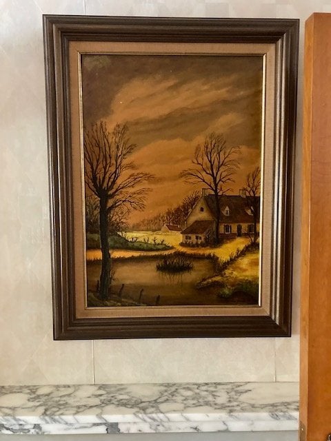 schilderijen, Antiek en Kunst, Kunst | Schilderijen | Klassiek, Ophalen, Vintage, Landschap