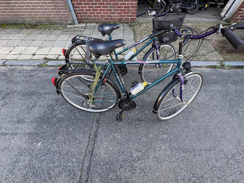 Heren en dames fiets, Fietsen en Brommers, Ophalen, Zo goed als nieuw