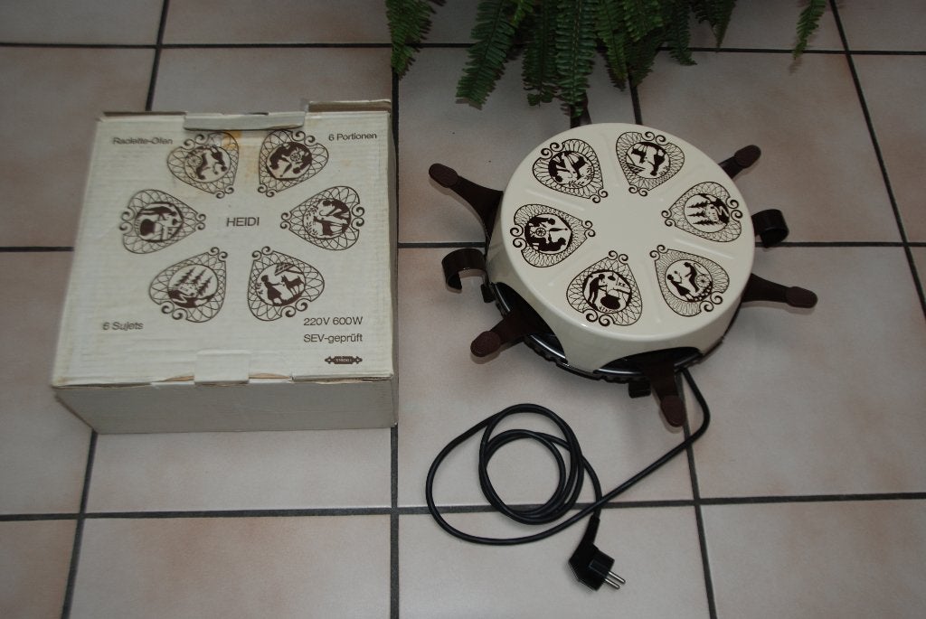 Appareil à raclette "Heidi" pour 6 personnes Très Bon Etat!, Enlèvement, Comme neuf, 4 à 7 personnes