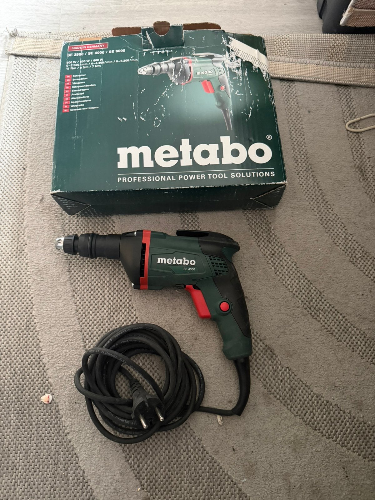 Foreuse gibrog metabo, Bricolage & Construction, Enlèvement, Comme neuf