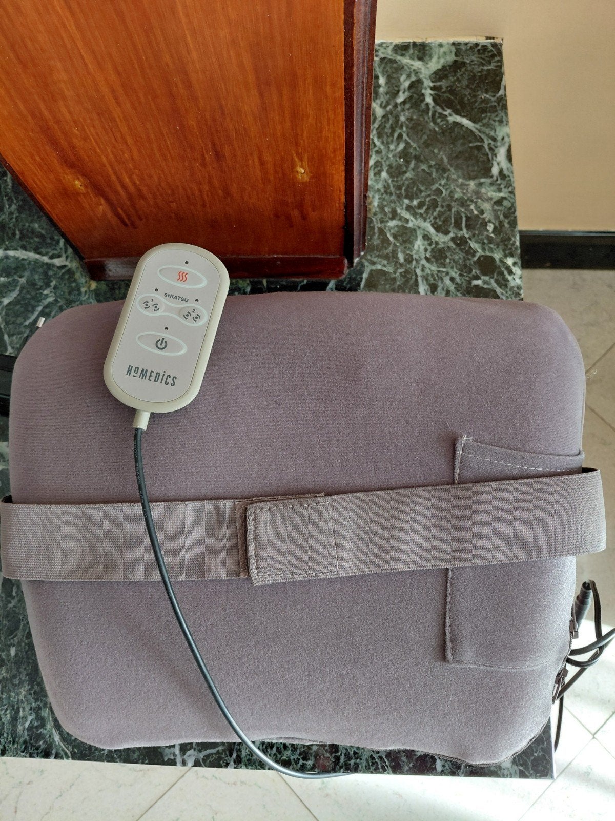 homedics massage kussen, Enlèvement ou Envoi, Comme neuf, Chaise de massage ou Coussin