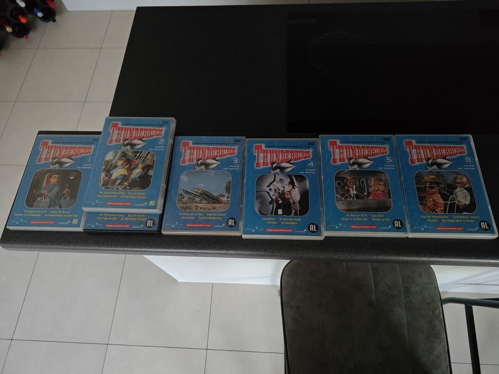 Thunderbirds Dvd's deel 1 tot 5 + 8, Ophalen of Verzenden