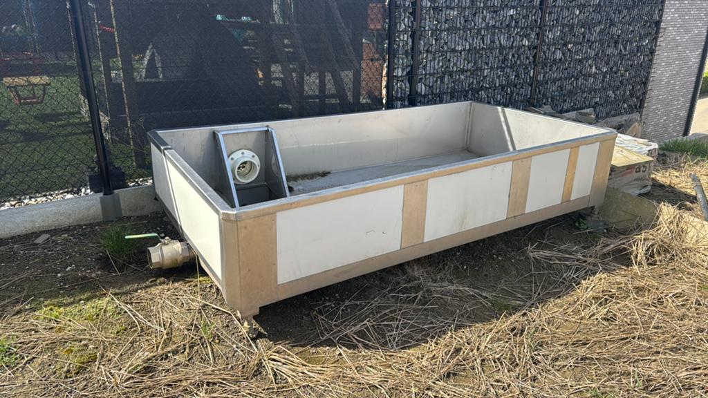 Inox 304 waterbak, Ophalen, Zo goed als nieuw