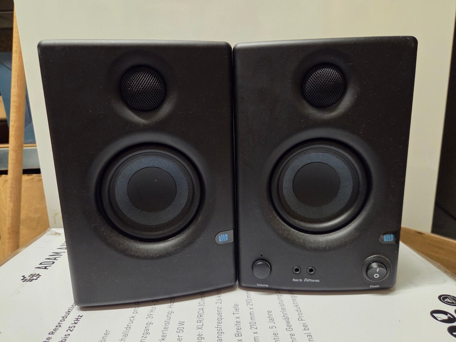 Presonus Eris E3.5 monitorluidsprekers, Audio, Tv en Foto, Luidsprekerboxen, Studiomonitor, Zo goed als nieuw, 60 tot 120 watt