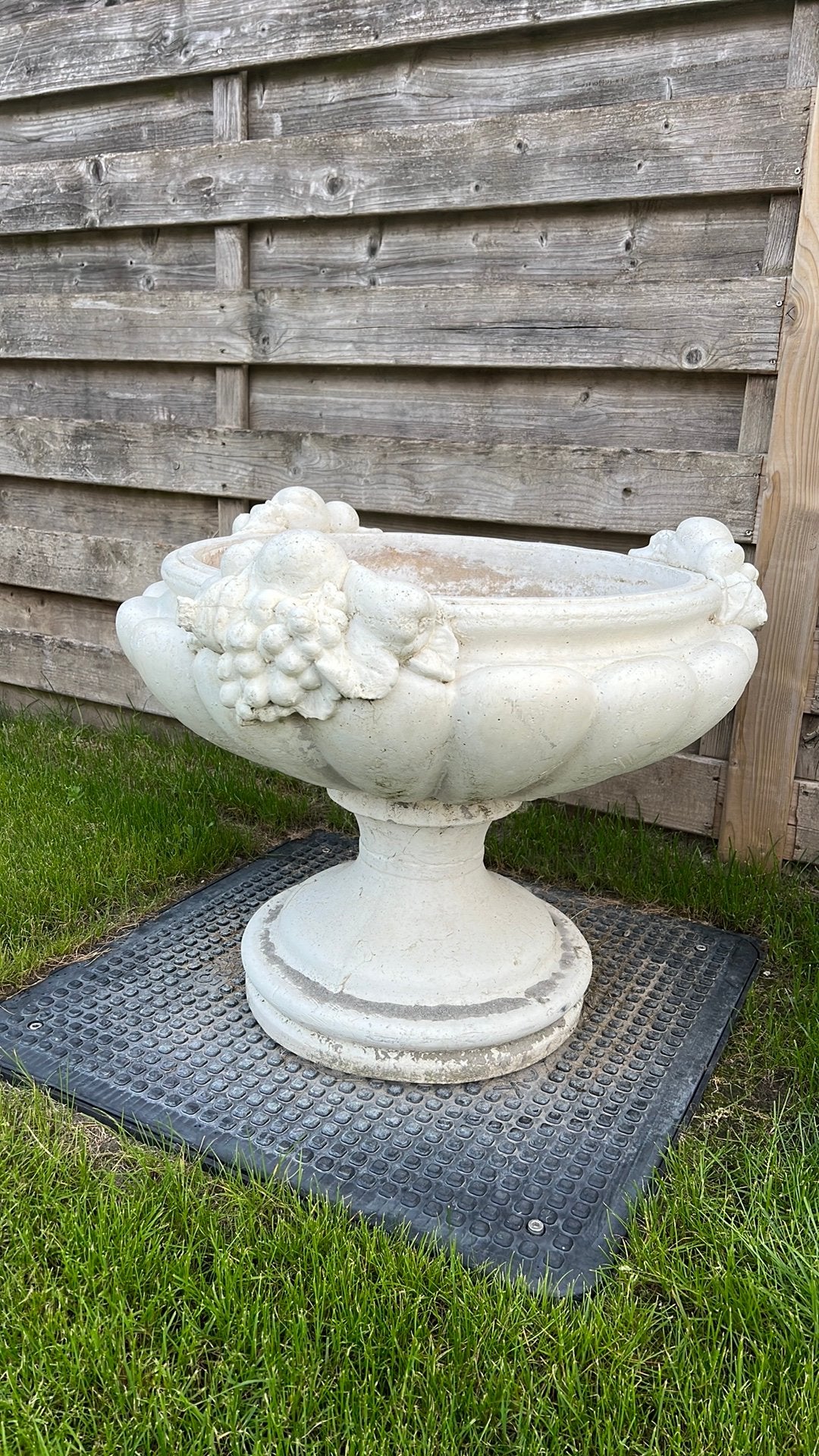 Bloempot, Tuin en Terras, Ophalen, Steen, Gebruikt, 40 cm of meer