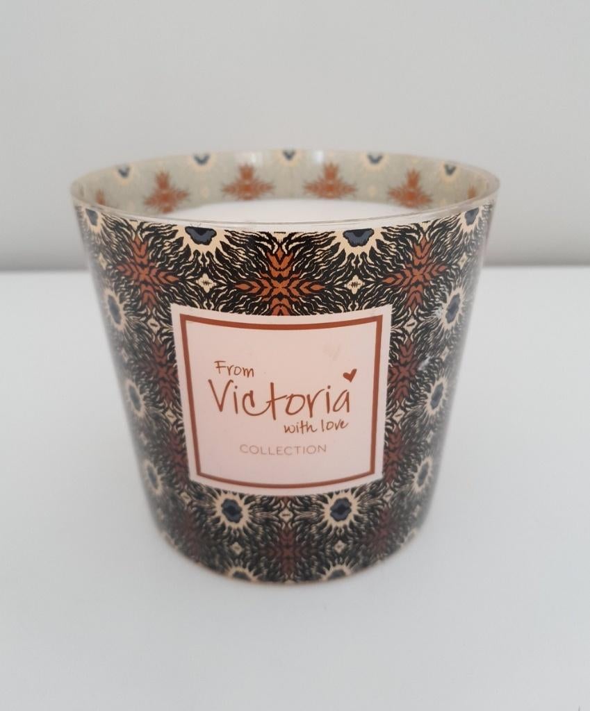 Bougie New Victoria with Love - Motif ethnique - Petite, Enlèvement ou Envoi, Neuf, Bougie