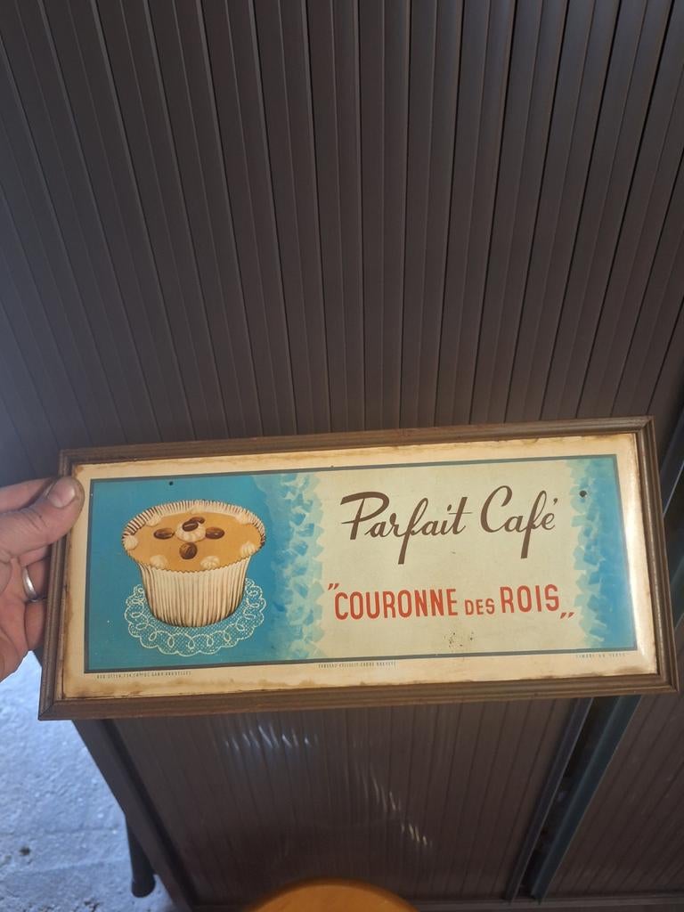 Plaque tableau cellulit rob otten parfait café. Couronne des, Enlèvement ou Envoi