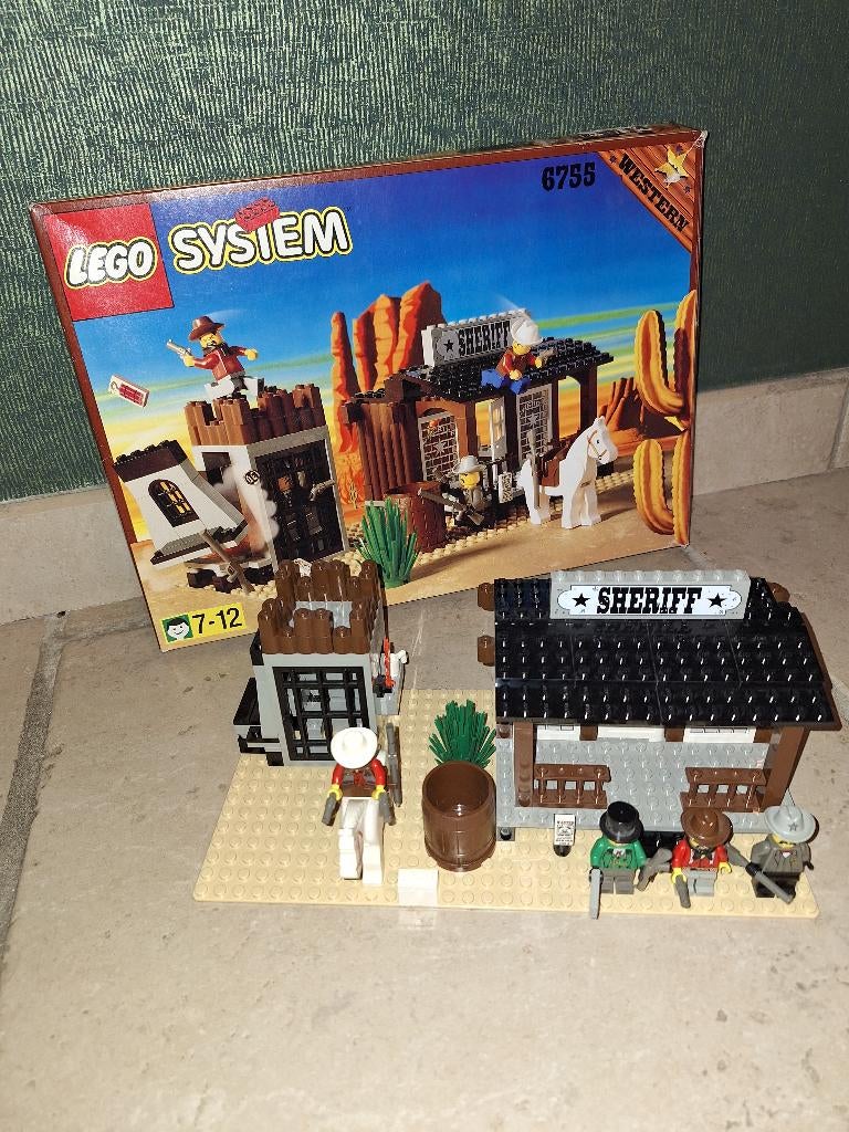 LEGO Vintage Western 6755 - Sheriff's Lock-Up (1996), Enfants & Bébés, Jouets | Duplo & Lego, Comme neuf, Lego, Ensemble complet