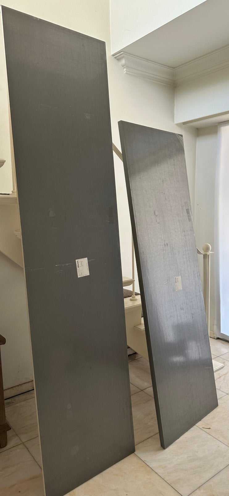 HPL platen donkergrijs, Doe-het-zelf en Bouw, Platen en Panelen, Ophalen, Nieuw, Overige materialen