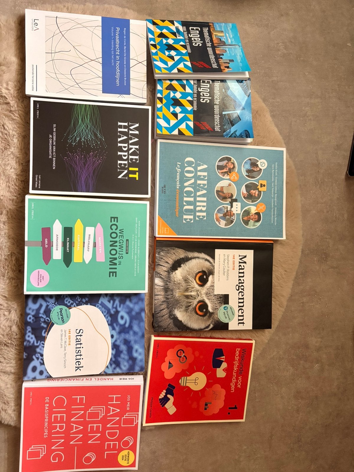 Livres de sciences commerciales de l'Université de Gand, Enlèvement ou Envoi, Comme neuf, Enseignement supérieur