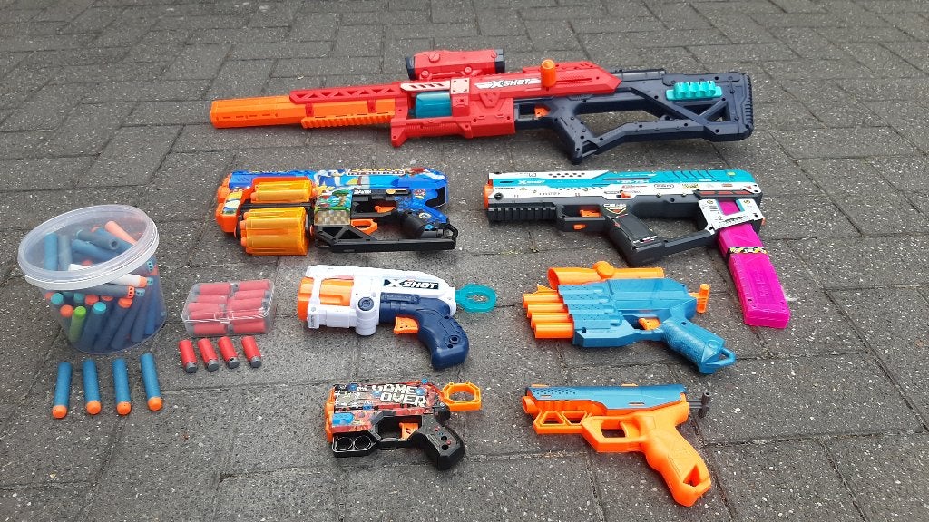 Lot X-Shot, Enlèvement, Comme neuf