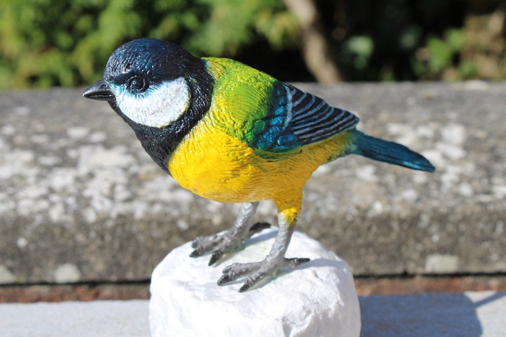 mésange charbonnière en bronze couleurs, Enlèvement ou Envoi, Neuf