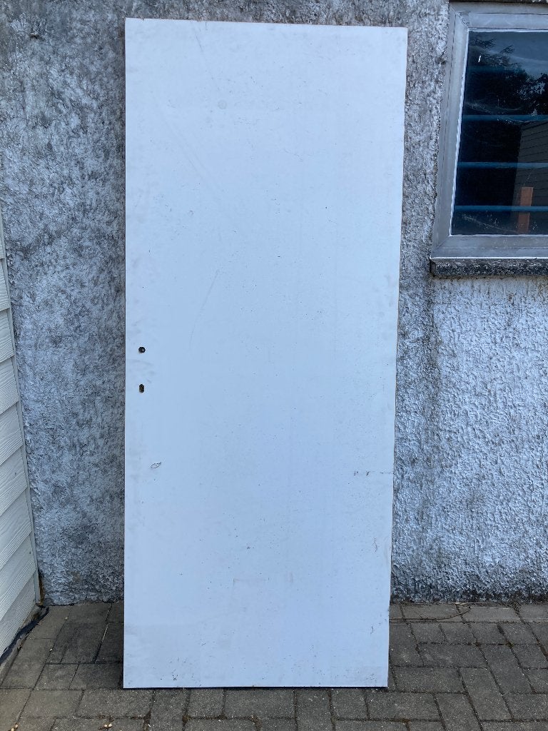 deur / binnendeur / verfdeur met slot en sleutel, Doe-het-zelf en Bouw, Ophalen, Gebruikt, 80 tot 100 cm, Binnendeur