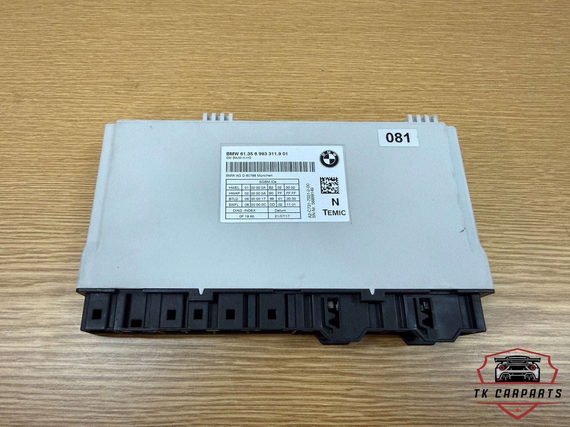 Module de si ge pour BMW 61356993311901, Info@bmw.de, BMW, Bayerische Motoren Werke AG, Neuf