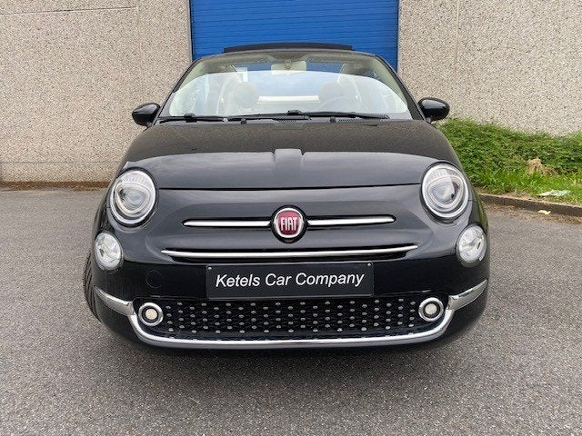FIAT 500 CABRIO/34.000.KM/ZEER MOOIE STAAT, Auto's, Voorwielaandrijving, Euro 6, Cabriolet, Leder en Stof