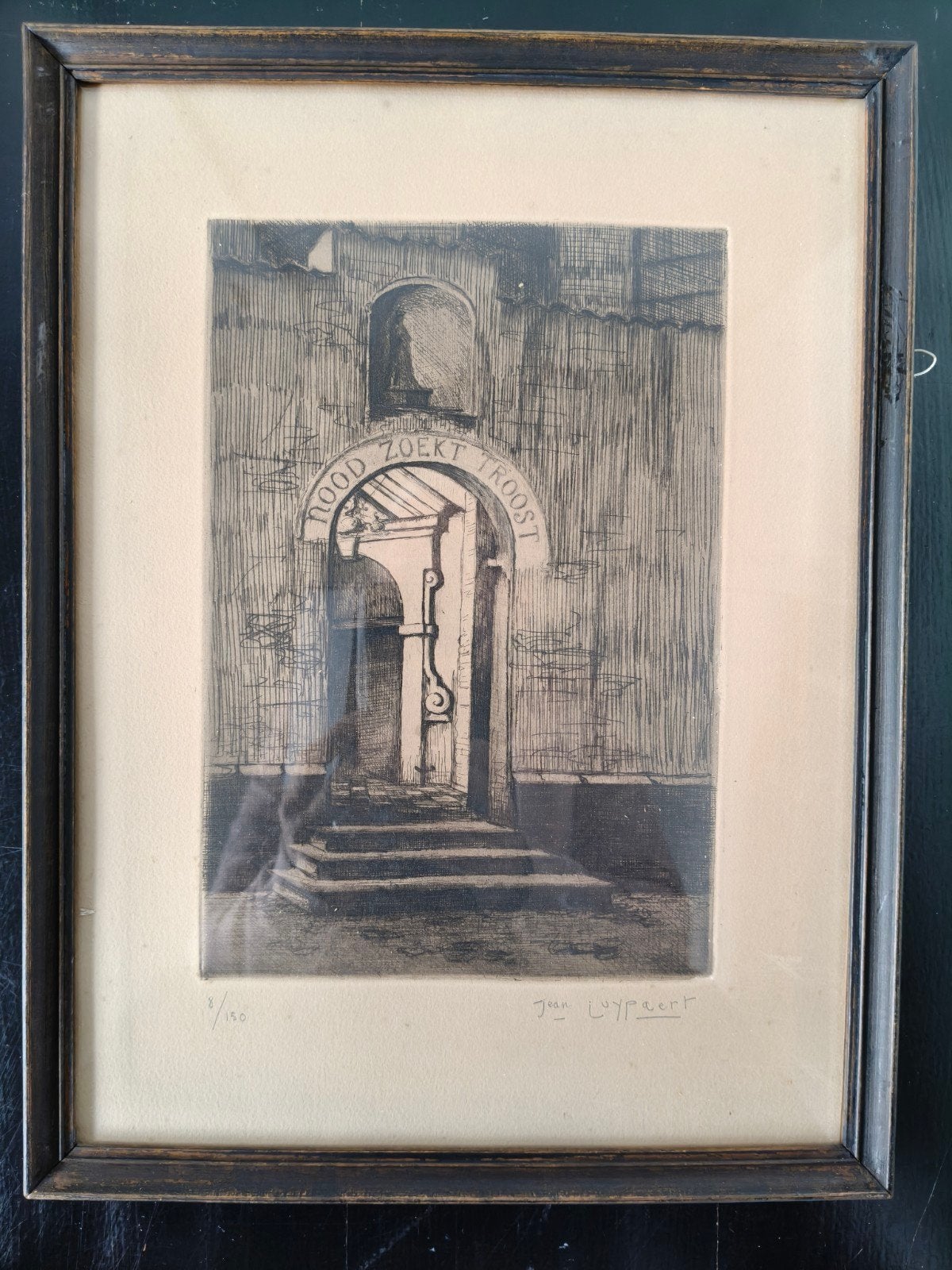 Jean Luypaert - Église de la Consolation, Vilvorde, Enlèvement, Eau-forte