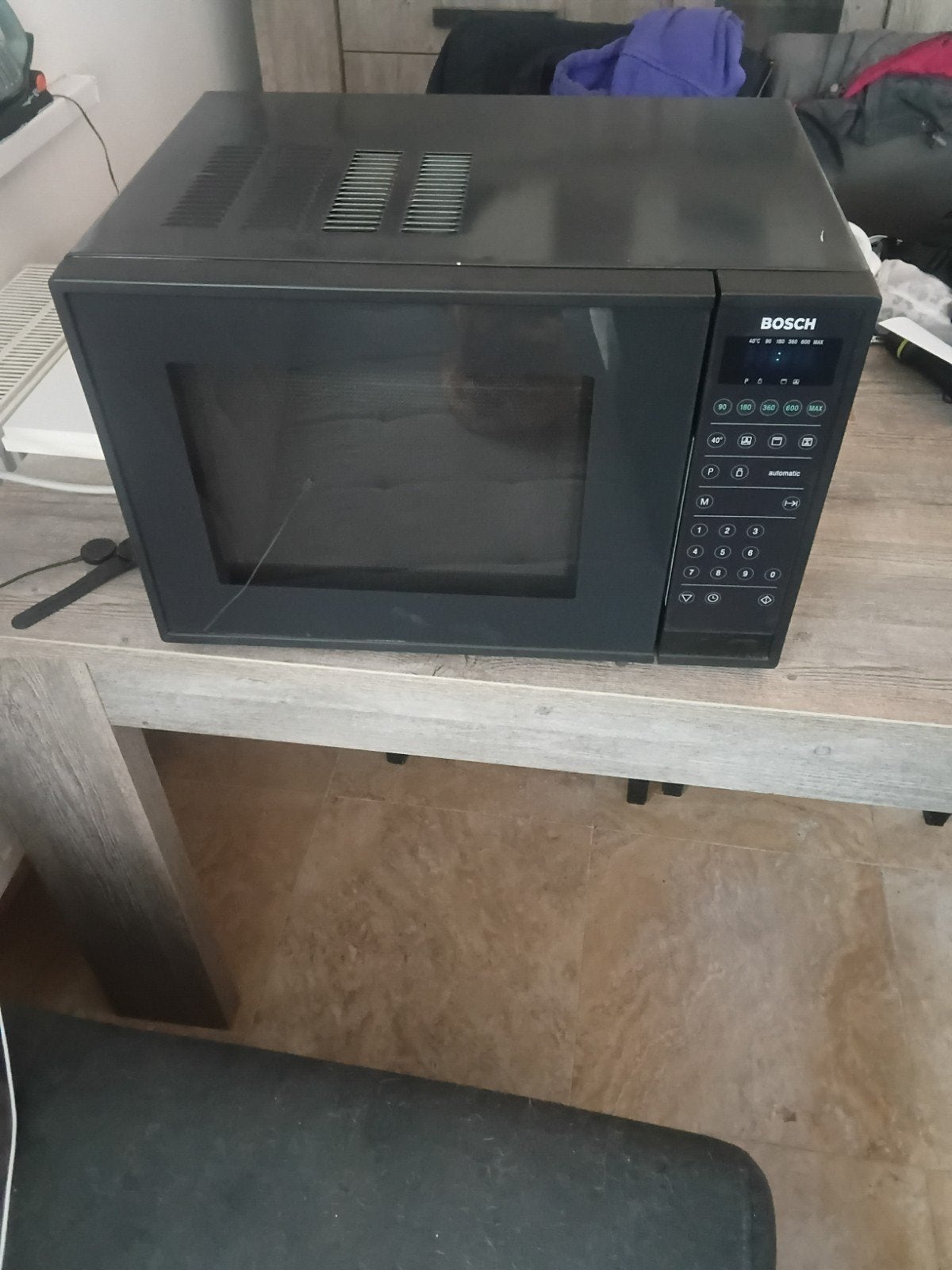 Grote  Bosch combi magnetron(XL model )-Werkt perfect., Ophalen, Inbouw, Draaiplateau
