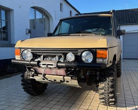 Range Rover Classic, Auto's, Land Rover, Particulier, Range Rover, Diesel, Coupé, 2 deurs, Handgeschakeld, Beige, Beige, Stof