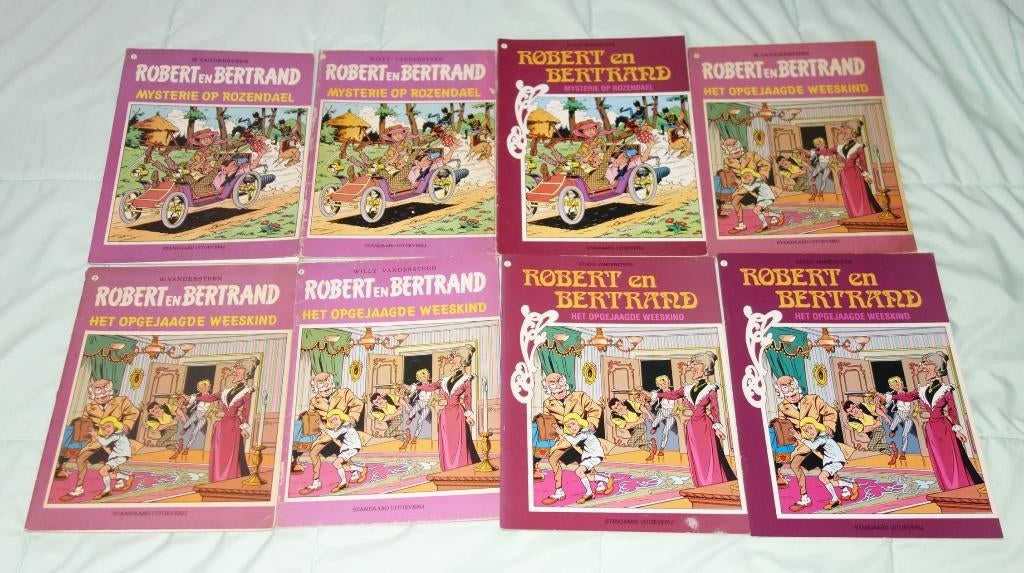 Verzameling strips Robert en Bertrand., Plusieurs BD, Enlèvement ou Envoi, Utilisé, Willy Vandersteen