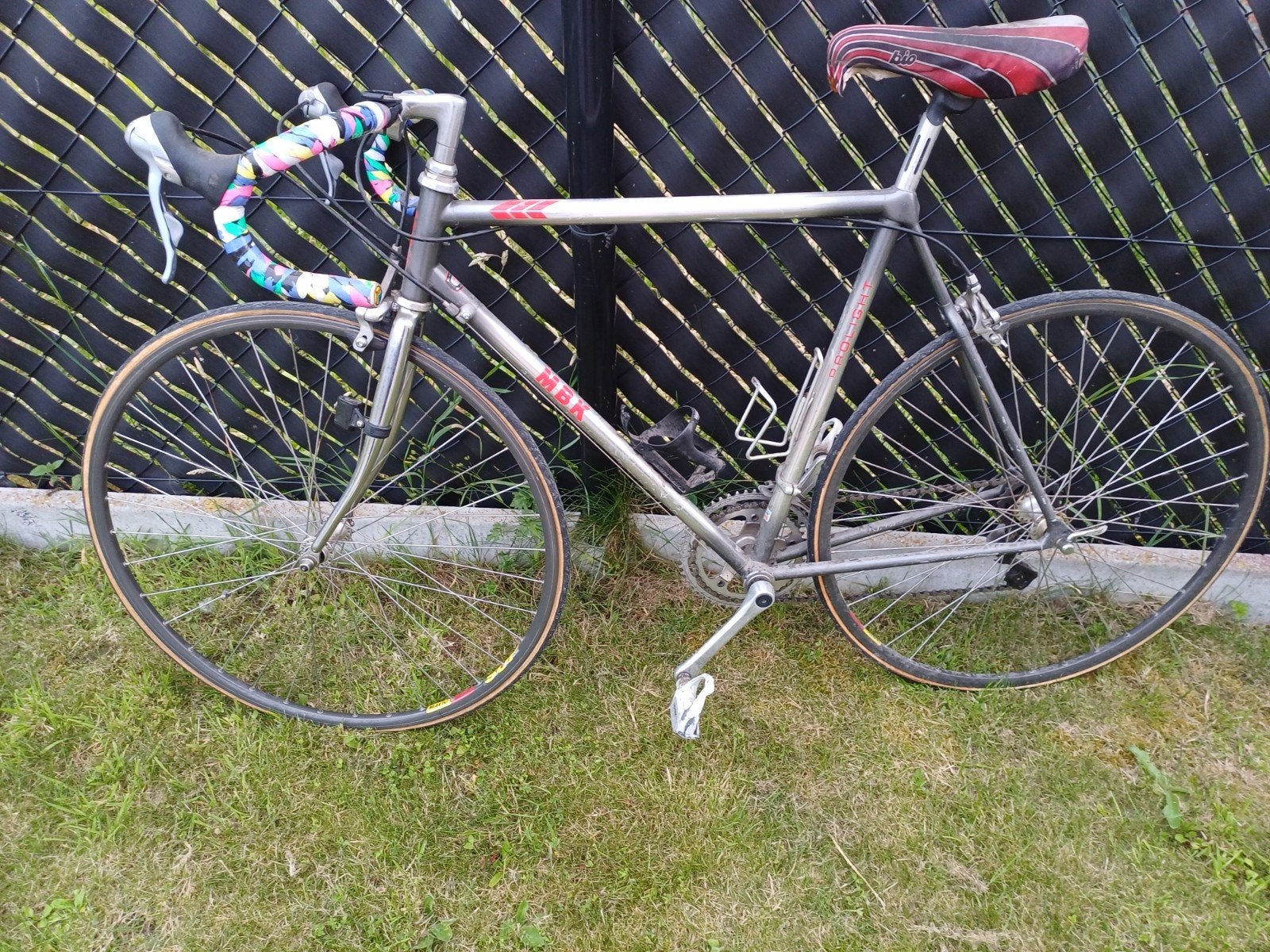 Mooie oude koersfiets merk MBK aluminium, Fietsen en Brommers, Ophalen