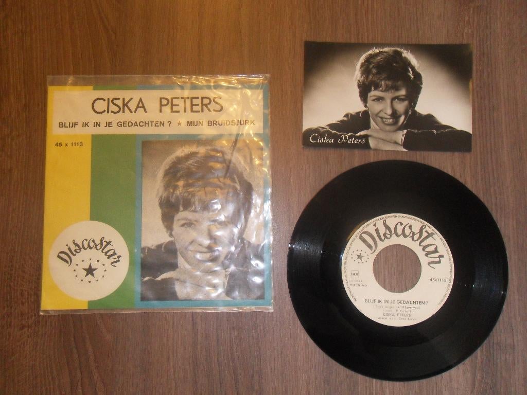 Ciska Peters - Blijf ik in je gedachten, Cd's en Dvd's, Ophalen of Verzenden, Gebruikt, 7 inch, Levenslied of Smartlap