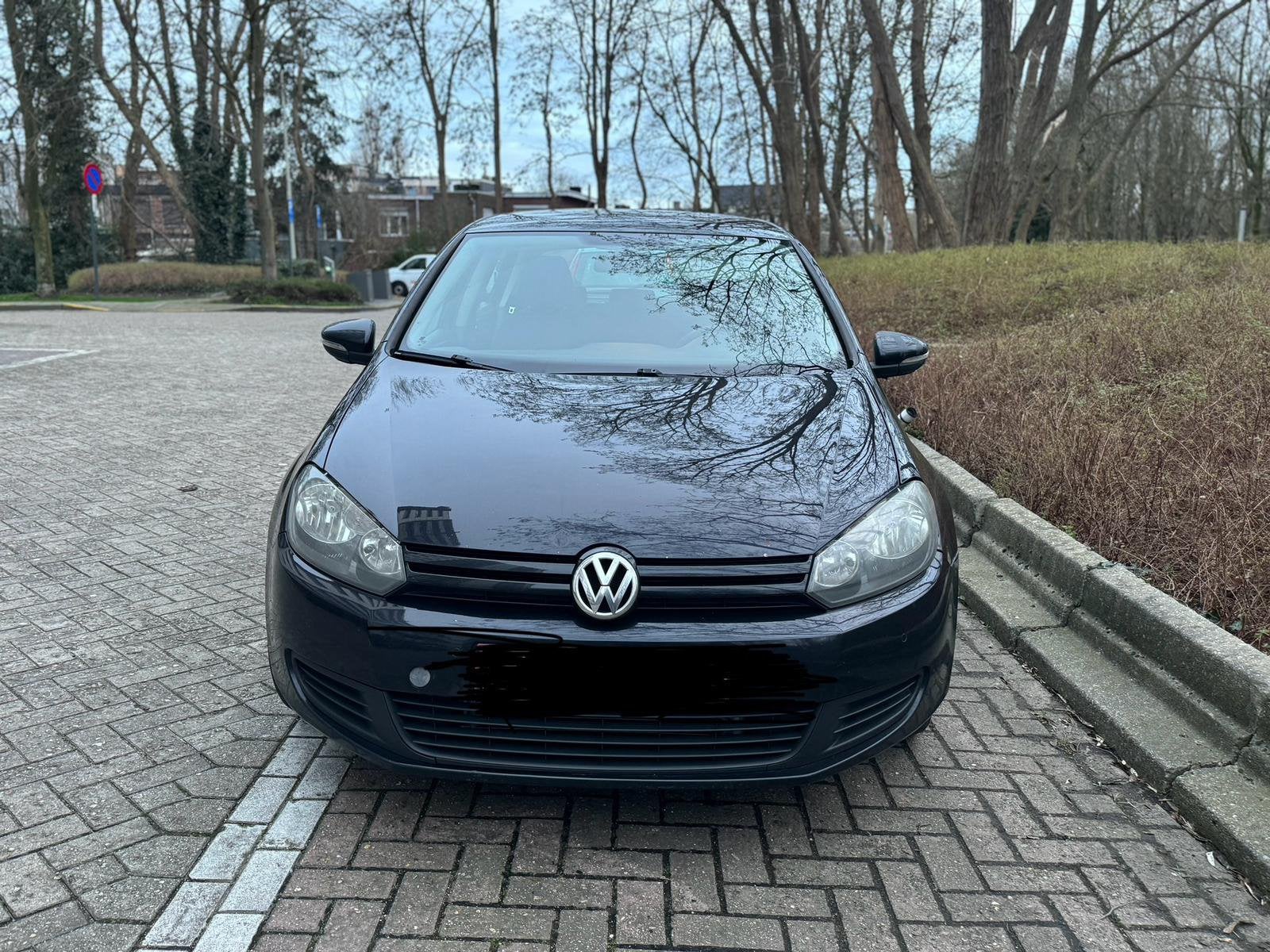 Volkswagen golf 6, Auto's, Euro 5, Stof, Zwart, 5 deurs